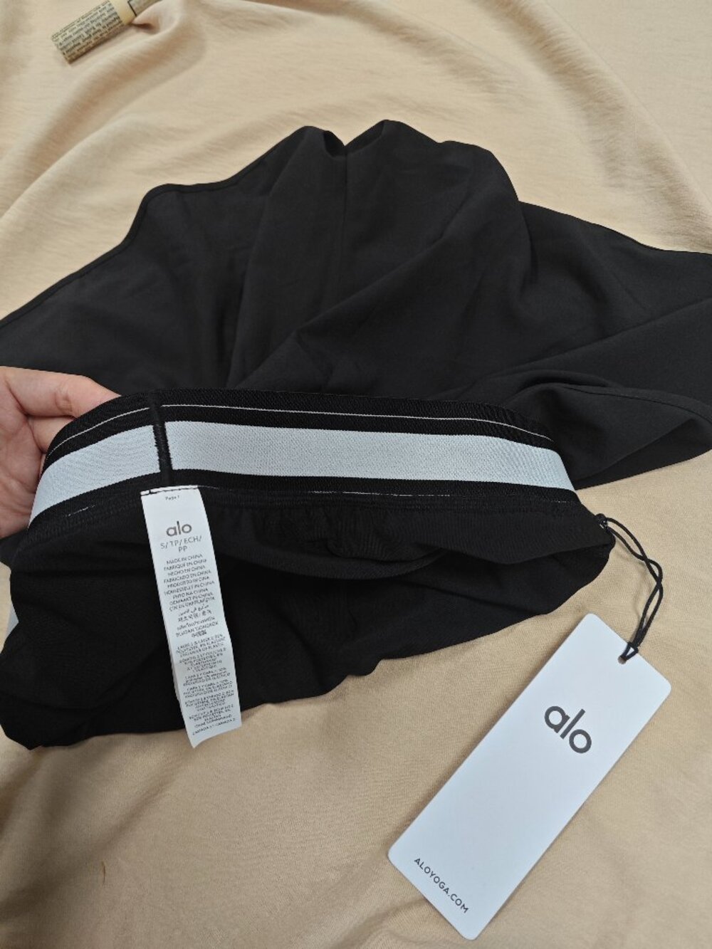 ALO Yoga Match Point Shorts Black😘💕 Brand new with tags - Picture 6 of 9